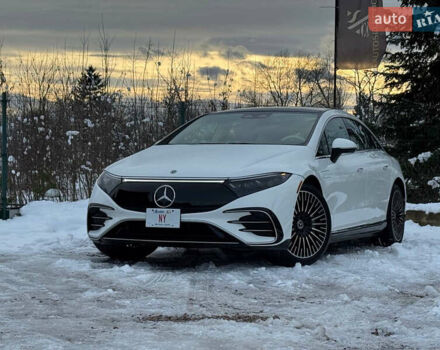 Белый Мерседес EQS, объемом двигателя 0 л и пробегом 25 тыс. км за 47500 $, фото 2 на Automoto.ua