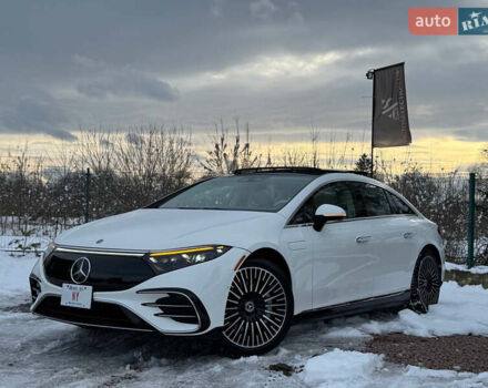 Белый Мерседес EQS, объемом двигателя 0 л и пробегом 25 тыс. км за 47500 $, фото 16 на Automoto.ua