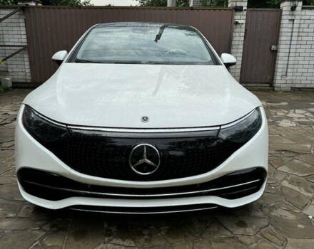 Белый Мерседес EQS, объемом двигателя 0 л и пробегом 55 тыс. км за 48000 $, фото 1 на Automoto.ua