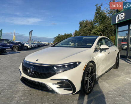 Белый Мерседес EQS, объемом двигателя 0 л и пробегом 15 тыс. км за 69900 $, фото 1 на Automoto.ua