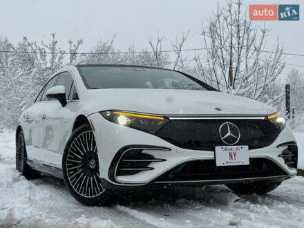 Белый Мерседес EQS, объемом двигателя 0 л и пробегом 25 тыс. км за 47850 $, фото 1 на Automoto.ua