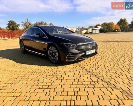 Черный Мерседес EQS, объемом двигателя 0 л и пробегом 48 тыс. км за 59900 $, фото 1 на Automoto.ua