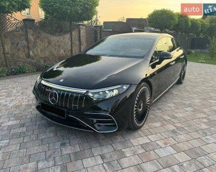 Черный Мерседес EQS, объемом двигателя 0 л и пробегом 37 тыс. км за 95000 $, фото 1 на Automoto.ua