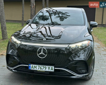 Черный Мерседес EQS, объемом двигателя 0 л и пробегом 20 тыс. км за 77700 $, фото 2 на Automoto.ua