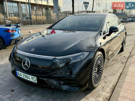 Черный Мерседес EQS, объемом двигателя 0 л и пробегом 41 тыс. км за 48500 $, фото 1 на Automoto.ua