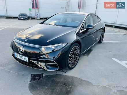 Черный Мерседес EQS, объемом двигателя 0 л и пробегом 22 тыс. км за 82000 $, фото 1 на Automoto.ua