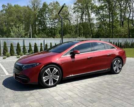 Червоний Мерседес EQS, об'ємом двигуна 0 л та пробігом 19 тис. км за 49500 $, фото 1 на Automoto.ua