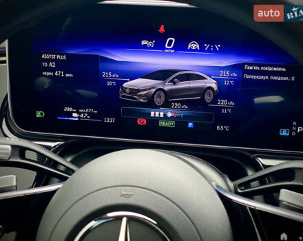 Серый Мерседес EQS, объемом двигателя 0 л и пробегом 65 тыс. км за 66990 $, фото 17 на Automoto.ua