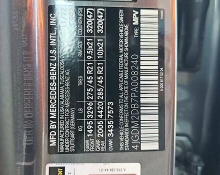 Серый Мерседес EQS, объемом двигателя 0 л и пробегом 88 тыс. км за 59500 $, фото 15 на Automoto.ua