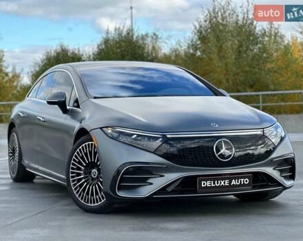 Серый Мерседес EQS, объемом двигателя 0 л и пробегом 20 тыс. км за 77499 $, фото 4 на Automoto.ua