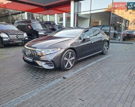 Серый Мерседес EQS, объемом двигателя 0 л и пробегом 14 тыс. км за 57900 $, фото 7 на Automoto.ua