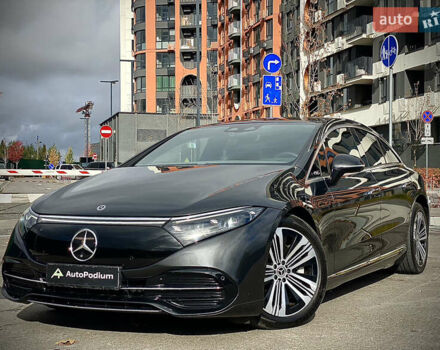 Серый Мерседес EQS, объемом двигателя 0 л и пробегом 65 тыс. км за 66990 $, фото 2 на Automoto.ua