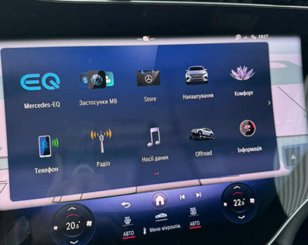 Серый Мерседес EQS, объемом двигателя 0 л и пробегом 28 тыс. км за 97800 $, фото 97 на Automoto.ua