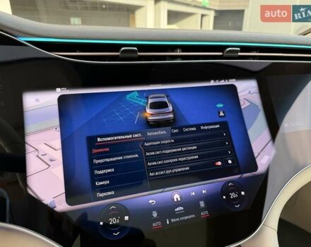 Серый Мерседес EQS, объемом двигателя 0 л и пробегом 1 тыс. км за 79900 $, фото 91 на Automoto.ua