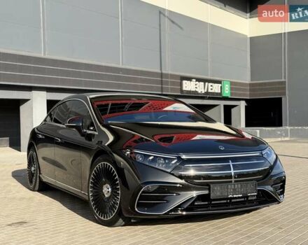 Серый Мерседес EQS, объемом двигателя 0 л и пробегом 1 тыс. км за 79900 $, фото 30 на Automoto.ua