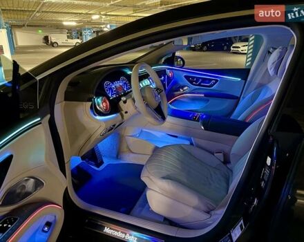 Серый Мерседес EQS, объемом двигателя 0 л и пробегом 1 тыс. км за 79900 $, фото 157 на Automoto.ua