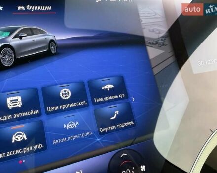 Серый Мерседес EQS, объемом двигателя 0 л и пробегом 1 тыс. км за 79900 $, фото 126 на Automoto.ua