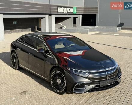 Серый Мерседес EQS, объемом двигателя 0 л и пробегом 1 тыс. км за 79900 $, фото 5 на Automoto.ua