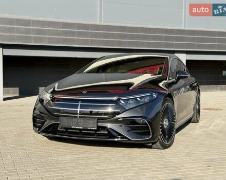 Серый Мерседес EQS, объемом двигателя 0 л и пробегом 1 тыс. км за 79900 $, фото 18 на Automoto.ua