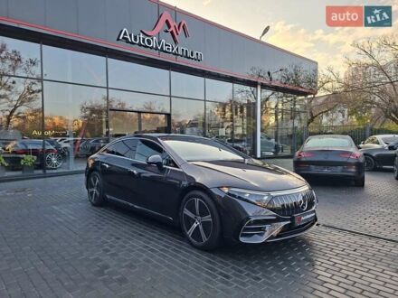 Серый Мерседес EQS, объемом двигателя 0 л и пробегом 14 тыс. км за 57900 $, фото 1 на Automoto.ua