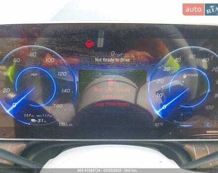 Синий Мерседес EQS, объемом двигателя 0 л и пробегом 39 тыс. км за 35500 $, фото 6 на Automoto.ua