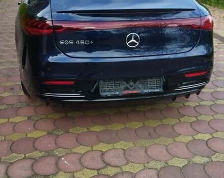 Синий Мерседес EQS, объемом двигателя 0 л и пробегом 22 тыс. км за 47999 $, фото 4 на Automoto.ua