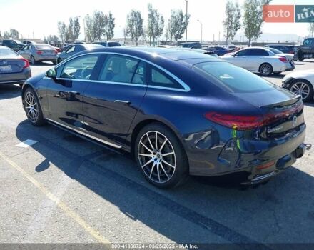 Синий Мерседес EQS, объемом двигателя 0 л и пробегом 39 тыс. км за 35500 $, фото 2 на Automoto.ua