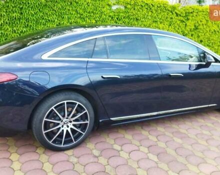 Синий Мерседес EQS, объемом двигателя 0 л и пробегом 22 тыс. км за 47999 $, фото 7 на Automoto.ua