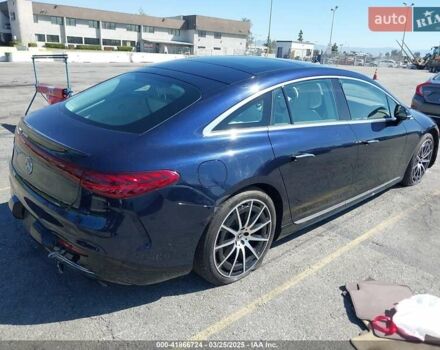 Синий Мерседес EQS, объемом двигателя 0 л и пробегом 39 тыс. км за 35500 $, фото 3 на Automoto.ua