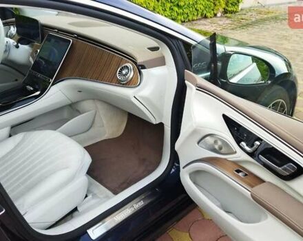 Синий Мерседес EQS, объемом двигателя 0 л и пробегом 22 тыс. км за 47999 $, фото 13 на Automoto.ua