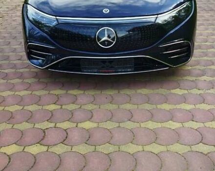 Синий Мерседес EQS, объемом двигателя 0 л и пробегом 22 тыс. км за 47999 $, фото 5 на Automoto.ua