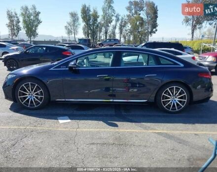 Синий Мерседес EQS, объемом двигателя 0 л и пробегом 39 тыс. км за 35500 $, фото 10 на Automoto.ua