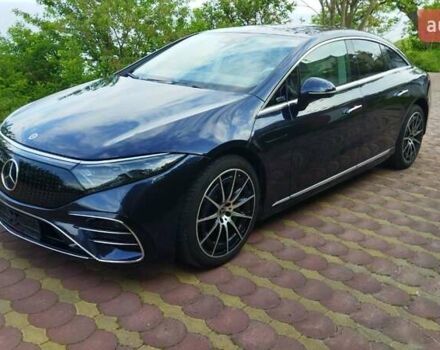 Синий Мерседес EQS, объемом двигателя 0 л и пробегом 22 тыс. км за 47999 $, фото 1 на Automoto.ua
