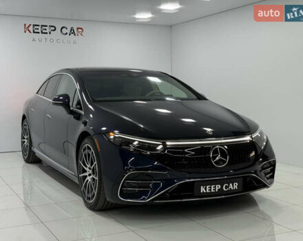 Синий Мерседес EQS, объемом двигателя 0 л и пробегом 32 тыс. км за 59900 $, фото 3 на Automoto.ua