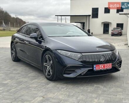 Синий Мерседес EQS, объемом двигателя 0 л и пробегом 44 тыс. км за 57999 $, фото 20 на Automoto.ua