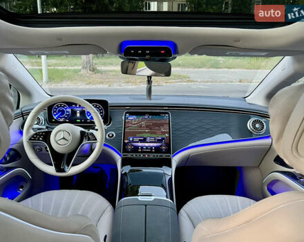 Синий Мерседес EQS, объемом двигателя 0 л и пробегом 19 тыс. км за 51000 $, фото 14 на Automoto.ua