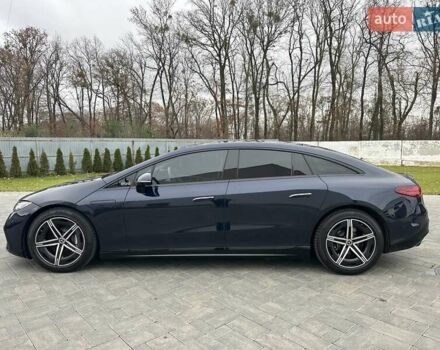 Синий Мерседес EQS, объемом двигателя 0 л и пробегом 44 тыс. км за 57999 $, фото 3 на Automoto.ua