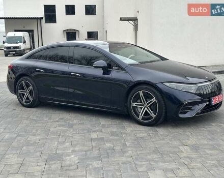 Синий Мерседес EQS, объемом двигателя 0 л и пробегом 44 тыс. км за 57999 $, фото 18 на Automoto.ua