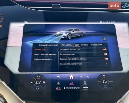 Синий Мерседес EQS, объемом двигателя 0 л и пробегом 44 тыс. км за 57999 $, фото 48 на Automoto.ua