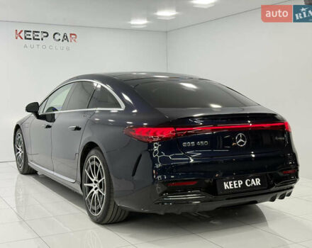 Синий Мерседес EQS, объемом двигателя 0 л и пробегом 32 тыс. км за 59900 $, фото 6 на Automoto.ua