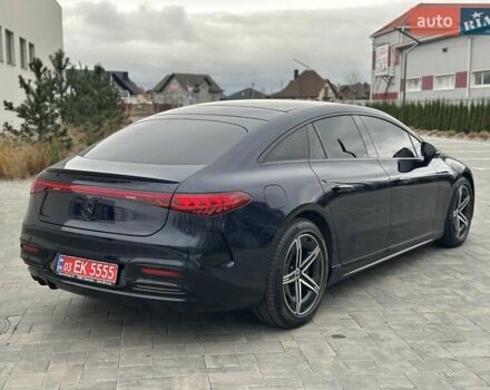 Синий Мерседес EQS, объемом двигателя 0 л и пробегом 44 тыс. км за 57999 $, фото 13 на Automoto.ua