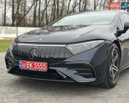Синий Мерседес EQS, объемом двигателя 0 л и пробегом 44 тыс. км за 57999 $, фото 23 на Automoto.ua