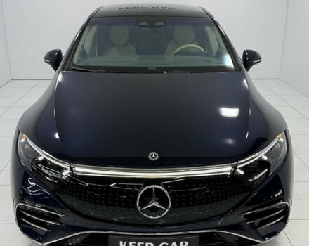 Синий Мерседес EQS, объемом двигателя 0 л и пробегом 32 тыс. км за 59900 $, фото 5 на Automoto.ua