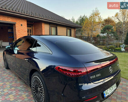 Синій Мерседес EQS, об'ємом двигуна 0 л та пробігом 64 тис. км за 68700 $, фото 2 на Automoto.ua