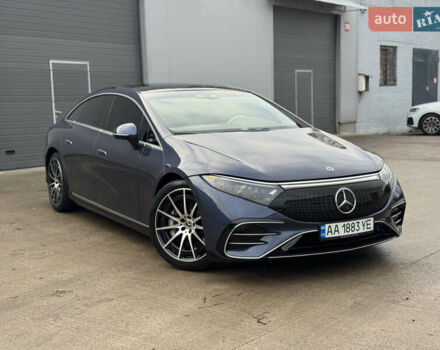 Синий Мерседес EQS, объемом двигателя 0 л и пробегом 49 тыс. км за 67000 $, фото 6 на Automoto.ua