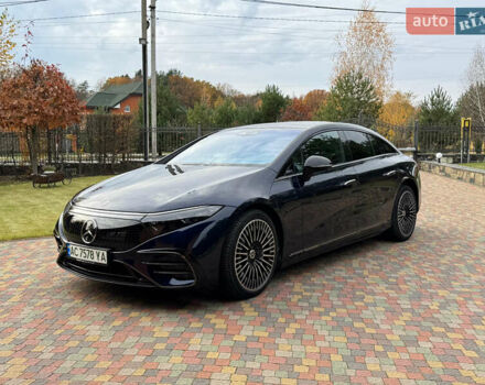 Синій Мерседес EQS, об'ємом двигуна 0 л та пробігом 64 тис. км за 68700 $, фото 7 на Automoto.ua