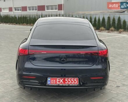 Синий Мерседес EQS, объемом двигателя 0 л и пробегом 44 тыс. км за 57999 $, фото 11 на Automoto.ua
