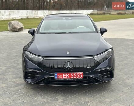 Синий Мерседес EQS, объемом двигателя 0 л и пробегом 44 тыс. км за 57999 $, фото 22 на Automoto.ua