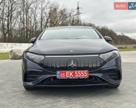 Синий Мерседес EQS, объемом двигателя 0 л и пробегом 44 тыс. км за 57999 $, фото 21 на Automoto.ua
