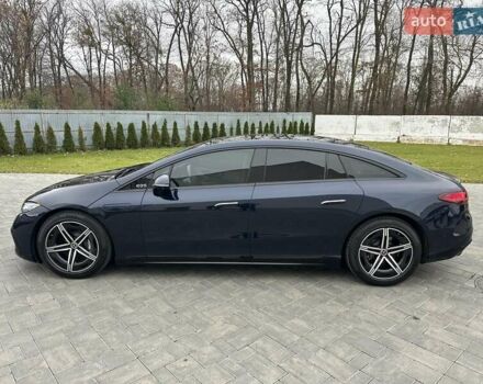 Синий Мерседес EQS, объемом двигателя 0 л и пробегом 44 тыс. км за 57999 $, фото 4 на Automoto.ua